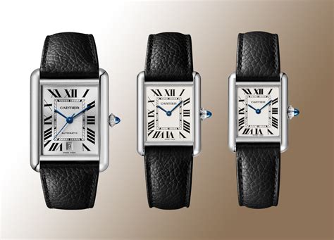 cartier tank dimensions|cartier tank large size.